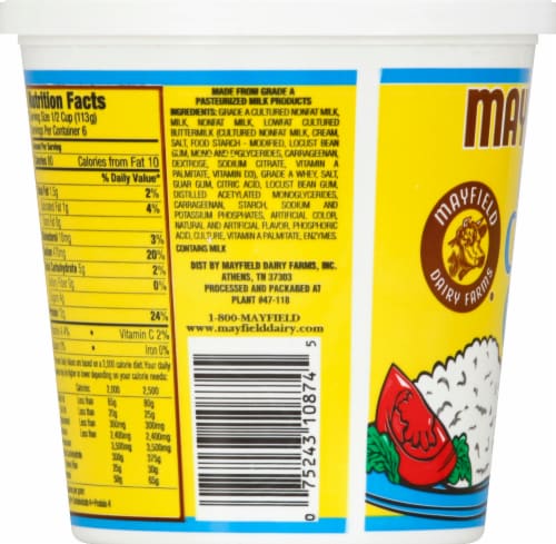 Mayfield® Low Fat Cottage Cheese Perspective: left