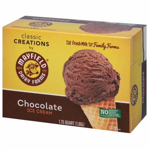 Mayfield Dairy Farms® Classic Creations Chocolate Ice Cream Tub Perspective: left
