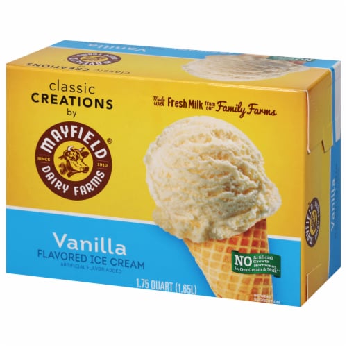 Mayfield Dairy Farms® Classic Creations Vanilla Ice Cream Tub Perspective: left
