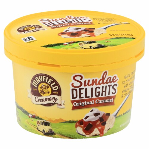 Mayfield Creamery Sundae Delights Original Caramel Ice Cream Perspective: left