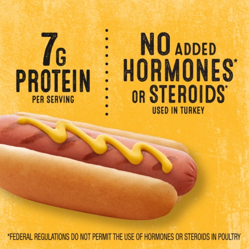 Foster Farms Turkey Franks Perspective: left