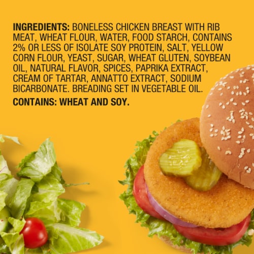 Foster Farms Classic Chicken Patties, 28 Oz Perspective: left