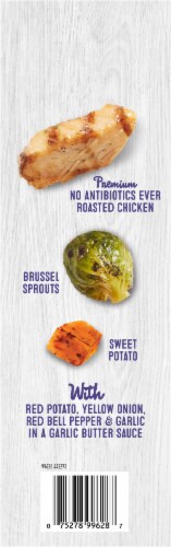 Foster Farms® Farm & Garden Garlic Butter Chicken Sheet Pan Roast Frozen Meal Perspective: left