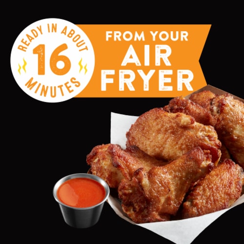 Foster Farms Take Out Crispy Chicken Wings Classic Buffalo Style Perspective: left