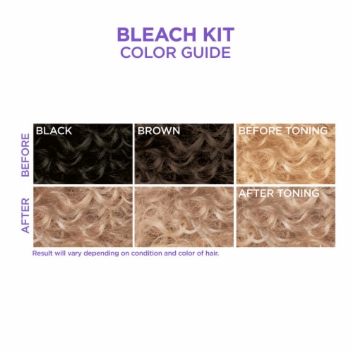 Dark and Lovely Up Lift Bleach Kit for Curly Hair Perspective: left