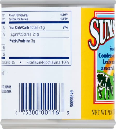 Sunshine® Sweetened Condensed Filled Milk Perspective: left
