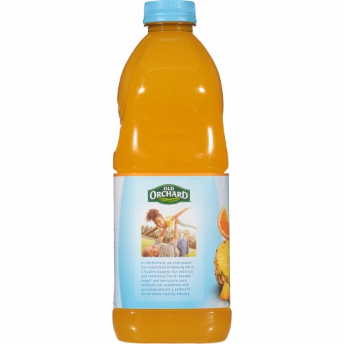 Old Orchard Healthy Balance Reduced Sugar Pineapple Orange Juice Cocktail Perspective: left