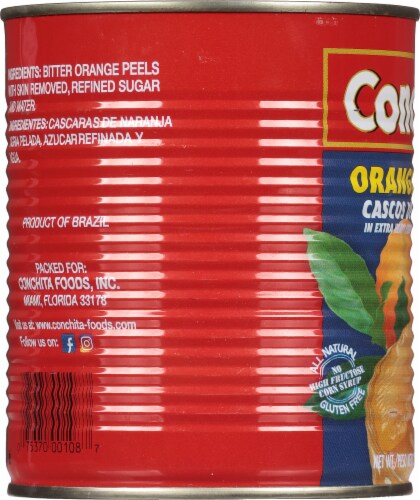 Conchita® Extra Heavy Syrup Orange Shells Can Perspective: left