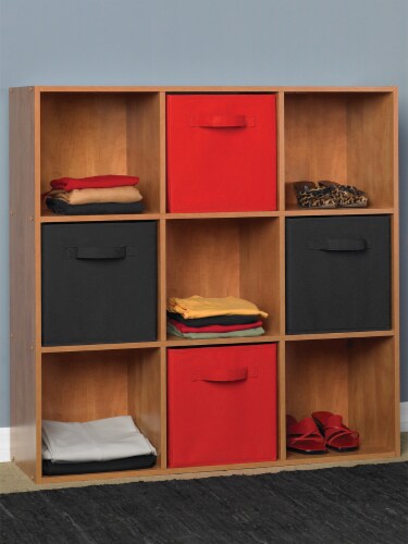 ClosetMaid Cubeicals Fabric Storage Bin - Black Perspective: left