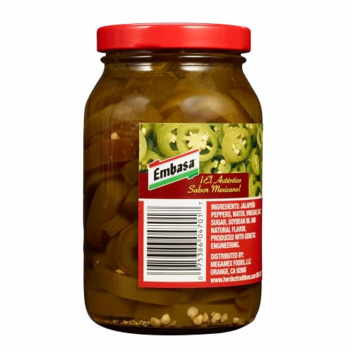 Embasa® Nacho Sliced Jalapenos Perspective: left
