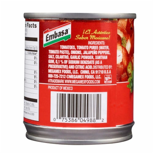 Embasa Red Mexicana Salsa Perspective: left