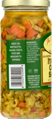 Gambino's Italian Olive Salad Perspective: left