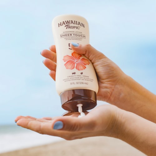 Hawaiian Tropic® Sheer Touch Ultra Radiance Sunscreen Lotion SPF 30 Perspective: left