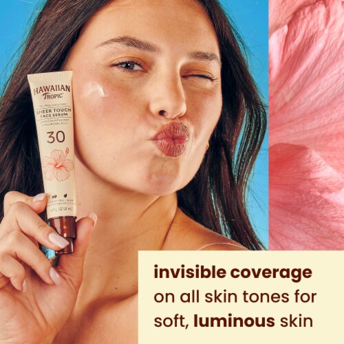 Hawaiian Tropic® Sheer Touch Face Sunscreen SPF30 Perspective: left