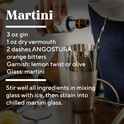 Angostura® Orange Bitters Perspective: left