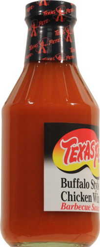 Texas Pete Buffalo Style Chicken Wing Sauce Perspective: left