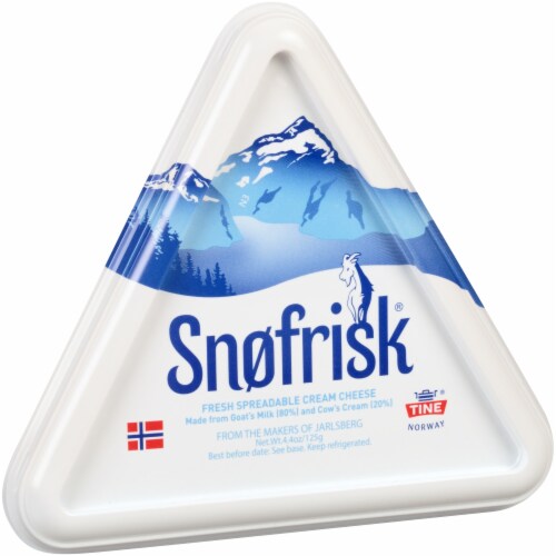 Snofrisk Fresh Spreadable Cream Cheese Perspective: left