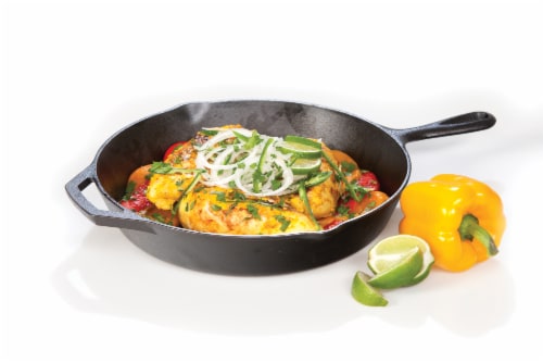 Lodge 12 In. Cast Iron Skillet with Assist Handle Perspective: left
