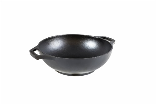 Lodge Cast Iron Mini Wok - Black Perspective: left