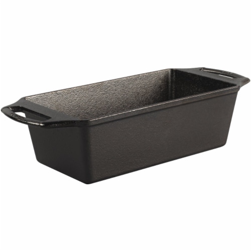 Lodge Loaf Pan Cast Iron Perspective: left