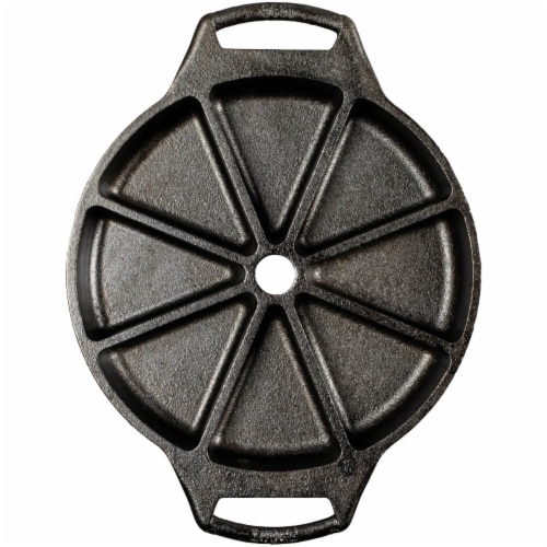 Lodge Seasoned Cast Iron Wedge Pan Perspective: left