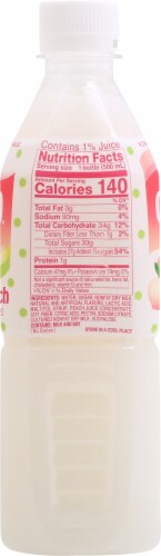 Calpico® White Peach Non-Carbonated Soft Drink Perspective: left