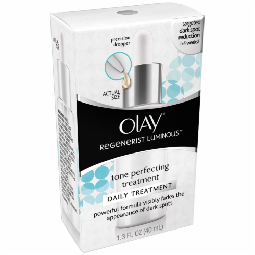 Olay Regenerist Luminous Tone Perfecting Daily Treatment Perspective: left