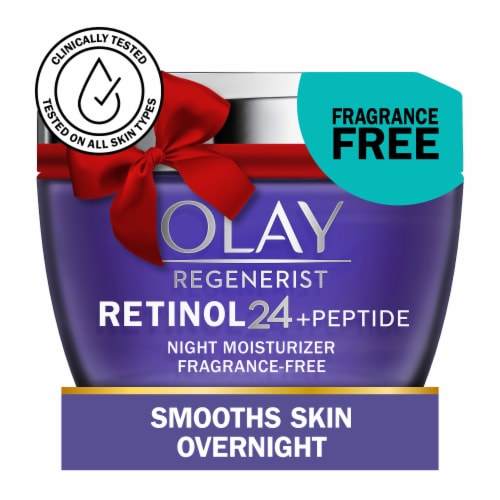 Olay Retinol 24 Face Moisturizer, 1.7 oz Anti-Aging Night Face Cream with Retinol Perspective: left