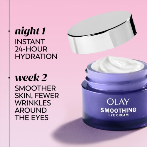 Olay Retinol 24 Night Fragrance-Free Eye Cream Perspective: left