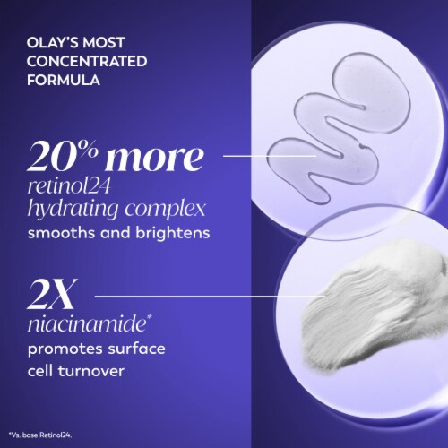 Olay Regenerist Retinol Night Face Moisturizer 24 Max Perspective: left