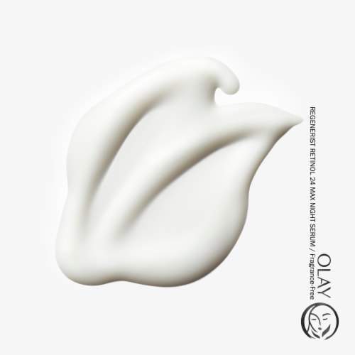 Olay® Regenerist Retinol 24 Max Fragrance-Free Night Serum Face Moisturizer Perspective: left