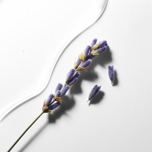 Olay Hydrating Cream Lavender Essential Oil Face Wash Perspective: left