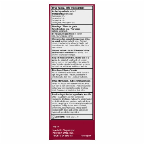 Olay Regenerist Hyaluronic + Peptide 24 SPF 30 Face Moisturizer Perspective: left