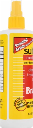 Sulfur 8® Medicated Anti-Dandruff Conditioner Spray for Braids Perspective: left