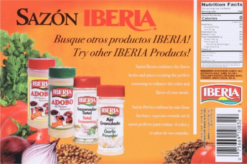 Iberia Coriander & Annatto Sazon 20 Packs Perspective: left