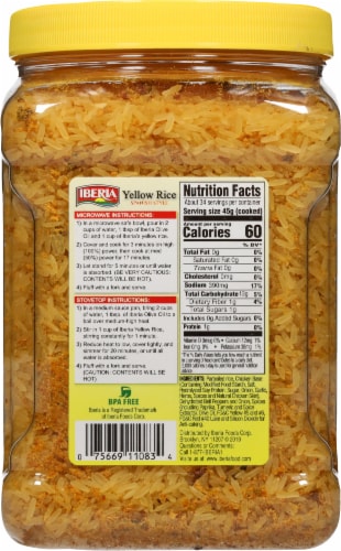 Iberia Yellow Rice 3.4 lb Perspective: left