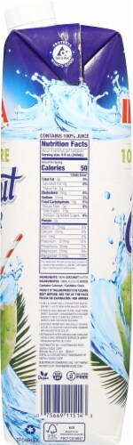 Iberia 100% Pure Coconut Water 33.8 fl oz Perspective: left