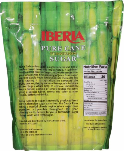 Iberia Pure Turbinado Cane Sugar 32 oz Perspective: left