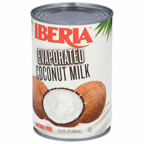 Iberia Lactose Free Evaporated Coconut Milk 13.5 fl oz Perspective: left