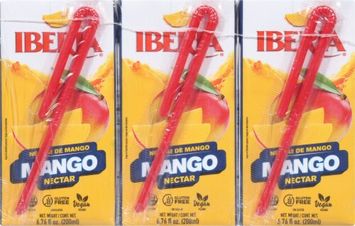 Iberia Mango Nectar 3 - 6.76 fl oz Packs Perspective: left