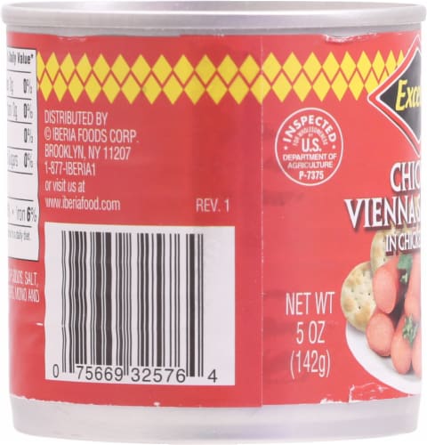 Excelsior Chicken Vienna Sausages Perspective: left
