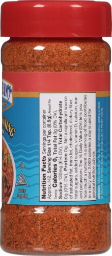 Caribbean Rhythms Fish Seasoning 4.5 oz Perspective: left