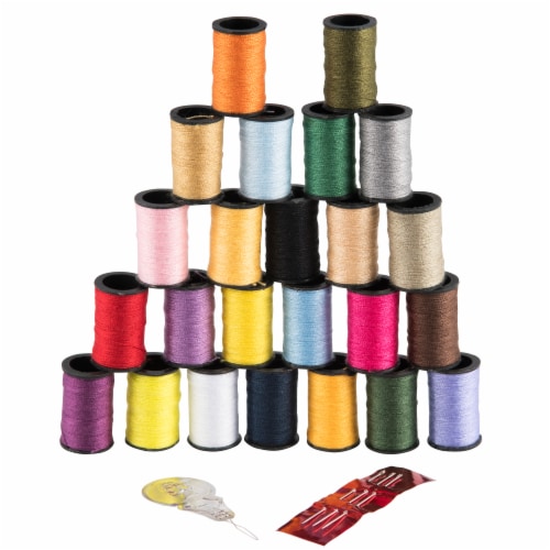 SINGER® Polyester Hand Sewing Thread - Assorted Perspective: left