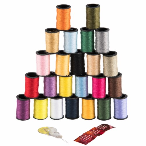 SINGER® Polyester Hand Sewing Thread - Assorted Perspective: left