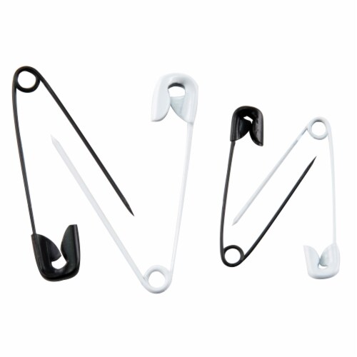 SINGER® Color Safety Pins - Black/White, 25 ct