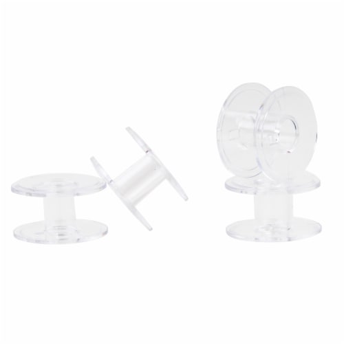 Singer® Plastic Class 15 Bobbins Perspective: left