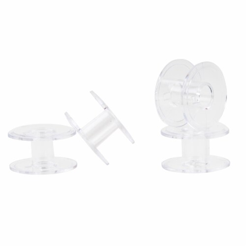 Singer® Plastic Class 15 Bobbins Perspective: left