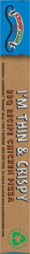 Screamin’ Sicilian™ Thin Crust BBQ Recipe Chicken Pizza Perspective: left