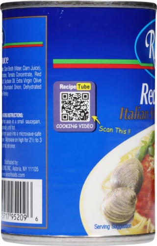 Rienzi® Red Clam Sauce Perspective: left