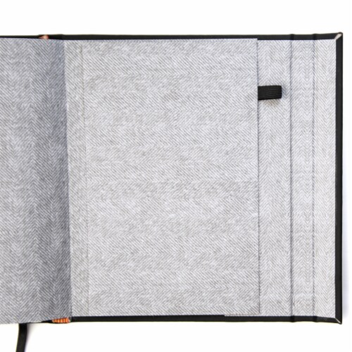 Top Flight Magnet Flap Journal - Pink Perspective: left